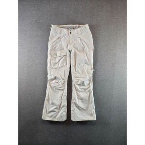 THE NORTH FACE Freedom Pants Womens Small White DryVent Insulated Ski Snowboard